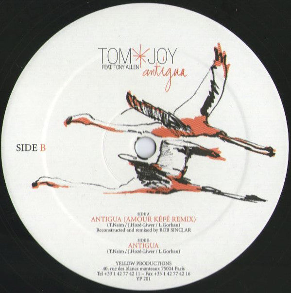 Tom & Joy* Featuring Tony Allen : Antigua (12")