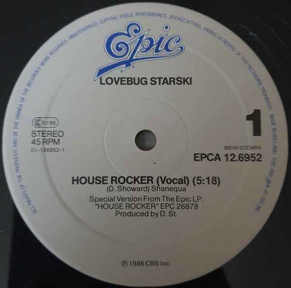 Lovebug Starski : House Rocker (12")