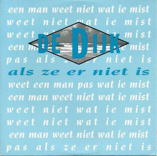 De Dijk : Als Ze Er Niet Is (CD, Single)