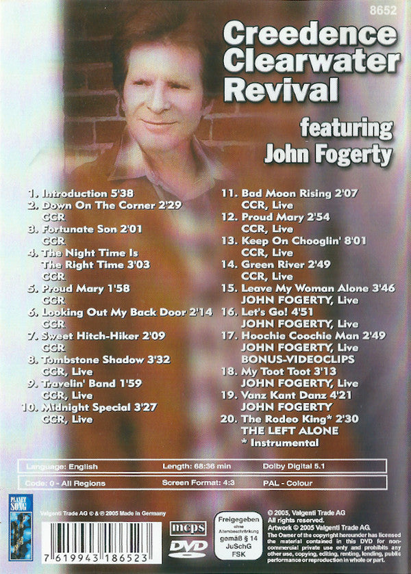 Creedence Clearwater Revival Featuring John Fogerty : Creedence Clearwater Revival Featuring John Fogerty (DVD-V, PAL)