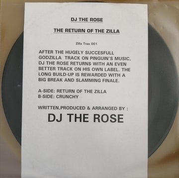 The Rose : The Return Of The Zilla / Crunchy (12", Bla)
