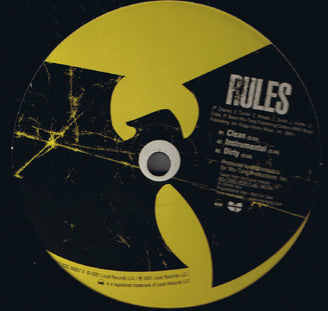 Wu-Tang Clan : Rules / In The Hood (12")