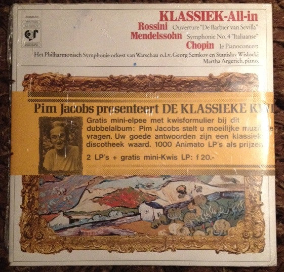 Gioacchino Rossini / Felix Mendelssohn-Bartholdy / Frédéric Chopin, Orkiestra Symfoniczna Filharmonii Narodowej, Georg Semkov, Stanislaw Wislocki, Martha Argerich : Klassiek-All-In (2xLP)