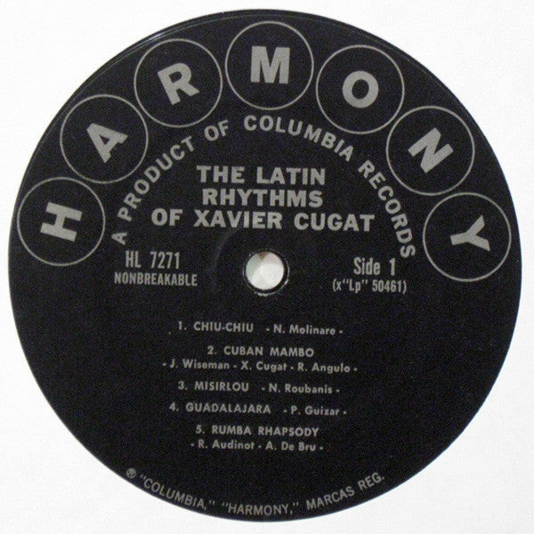 Xavier Cugat : The Latin Rhythms Of Xavier Cugat (LP, Album)