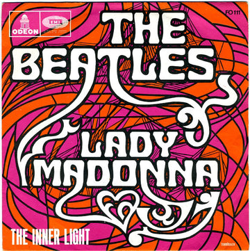 The Beatles : Lady Madonna (7", Single, RE)
