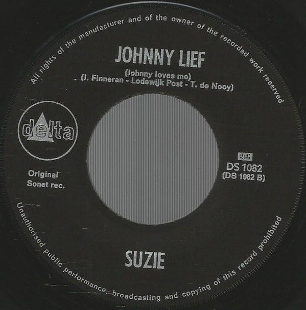 Suzie (2) : De Wereld Is Leeg Zonder Jou (7", Single, Mono, Gre)