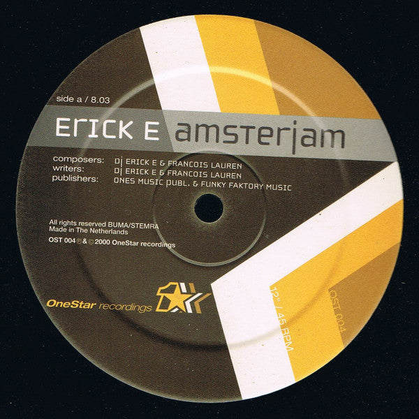 Erick E : Amsterjam (12")