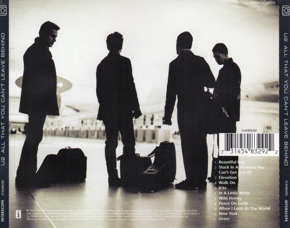 U2 : All That You Can't Leave Behind (CD, Album + CD, Single, Promo, Sum)