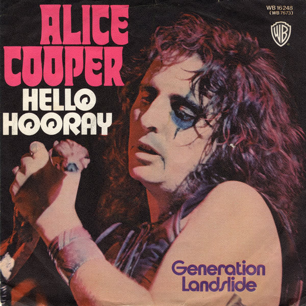 Alice Cooper : Hello Hooray (7", Single)