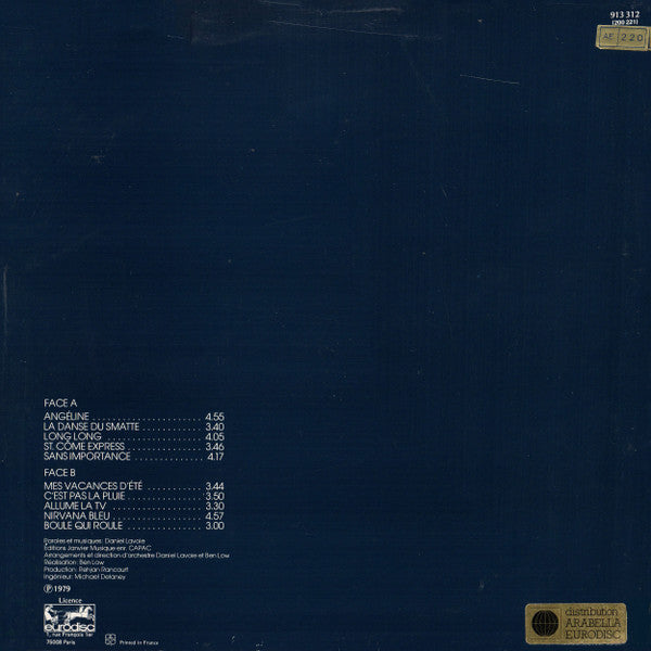 Daniel Lavoie : Nirvana Bleu (LP, Album)
