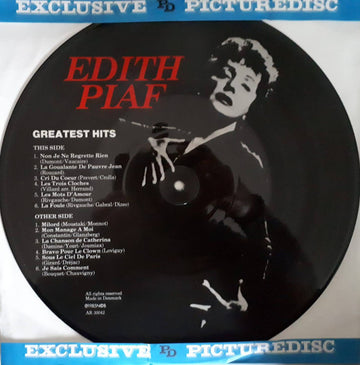 Edith Piaf : Greatest Hits (LP, Comp, Pic)