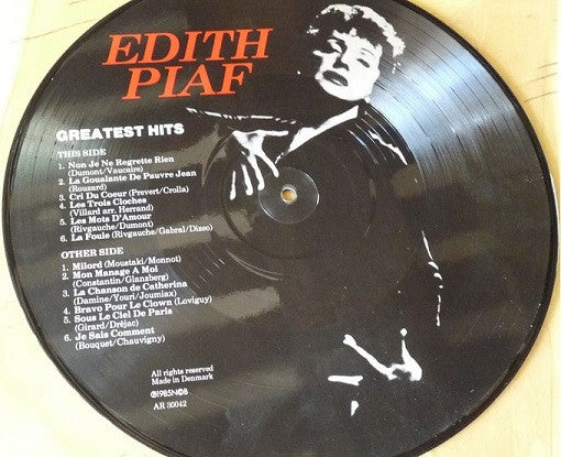 Edith Piaf : Greatest Hits (LP, Comp, Pic)