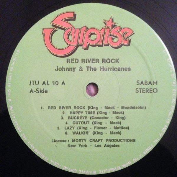 Johnny And The Hurricanes : Red River Rock (LP, Album, RE)