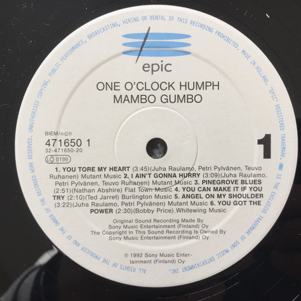 One O'Clock Humph : Mambo Gumbo (LP)