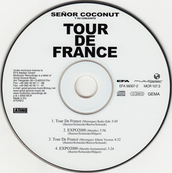 Señor Coconut : Tour De France (CD, Maxi)