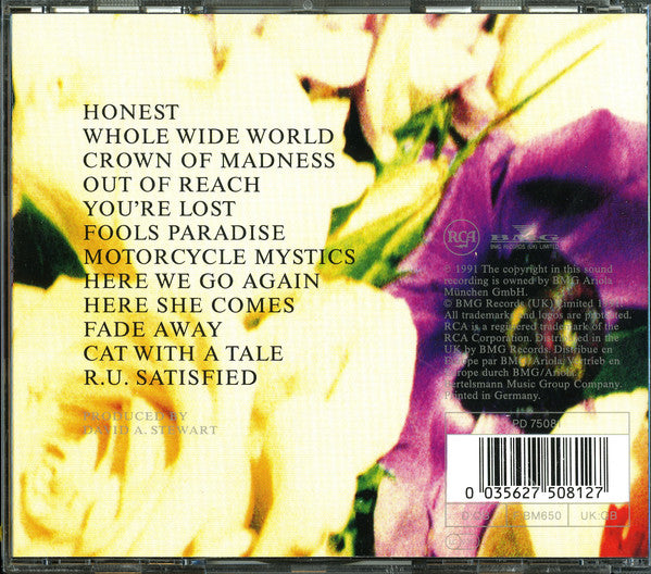Dave Stewart And The Spiritual Cowboys : Honest (CD, Album)