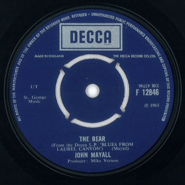 John Mayall : The Bear (7")