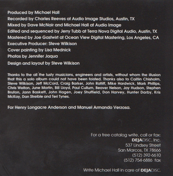 Michael Hall : Adequate Desire (CD)