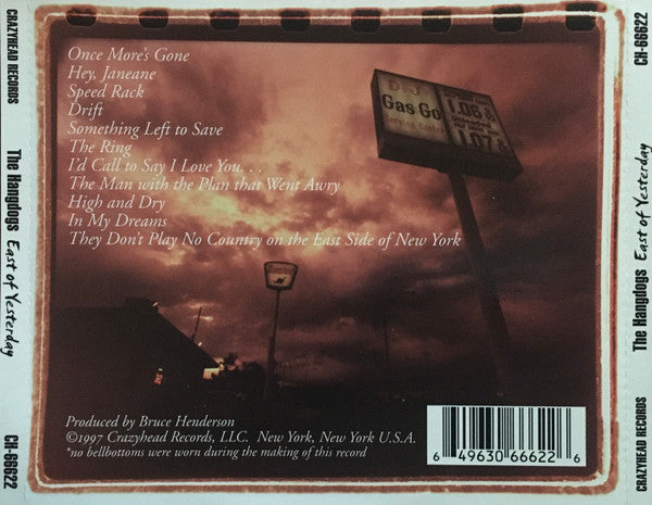 The Hangdogs : East Of Yesterday (CD, Album)