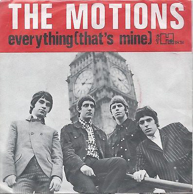 The Motions : Everything (That's Mine) (7", Single)
