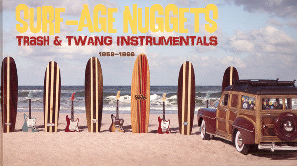 Various : Surf-Age Nuggets: Trash & Twang Instrumentals (4xCD, Advance, Comp + Box)