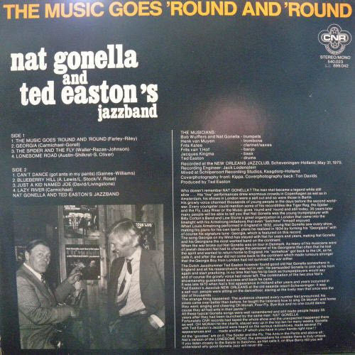 Nat Gonella And Ted Easton's Jazzband : The Music Goes 'Round And 'Round (LP, Album)