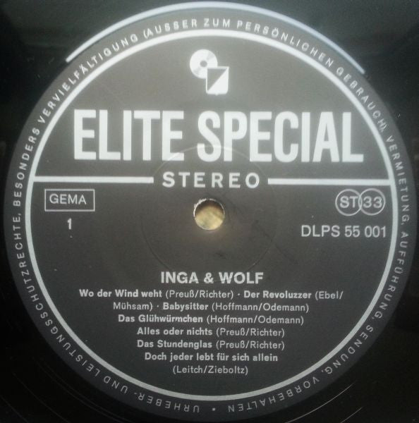 Inga & Wolf : Songs Und Chansons (LP, Album)