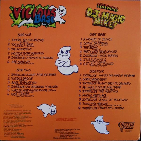 Vicious Base* Featuring DJ Magic Mike : Back To Haunt You (2xLP, Album, Promo, Blu)