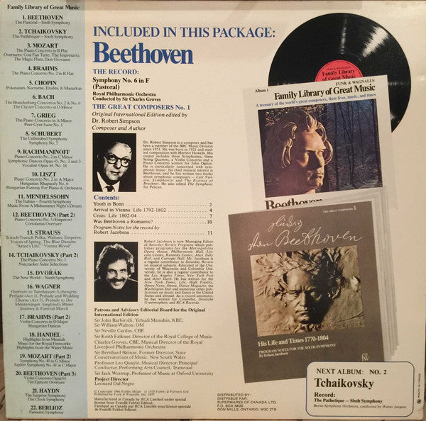 Ludwig van Beethoven : The Pastoral - Sixth Symphony (LP, Album)
