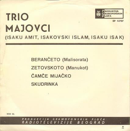 Trio Majovci : Berančeto (7", EP)