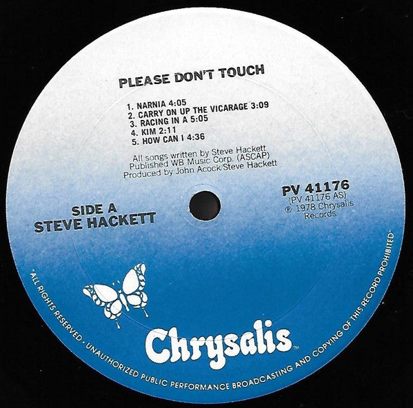 Steve Hackett : Please Don't Touch! (LP, Album, RE)