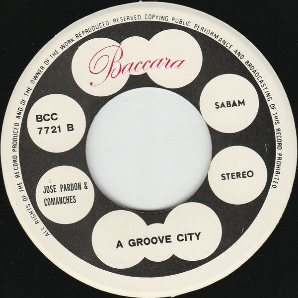 Jose Pardon & Comanches : To Be You (7", Single)