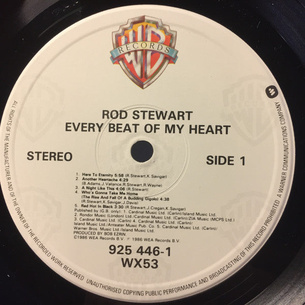 Rod Stewart : Every Beat Of My Heart (LP, Album)