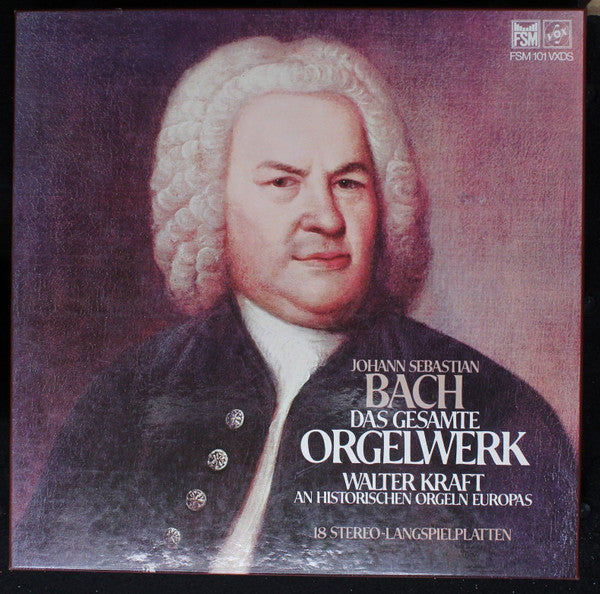 Johann Sebastian Bach - Walter Kraft : Das Gesamte Orgelwerk (18xLP)