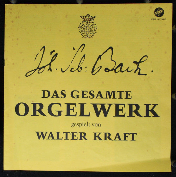Johann Sebastian Bach - Walter Kraft : Das Gesamte Orgelwerk (18xLP)