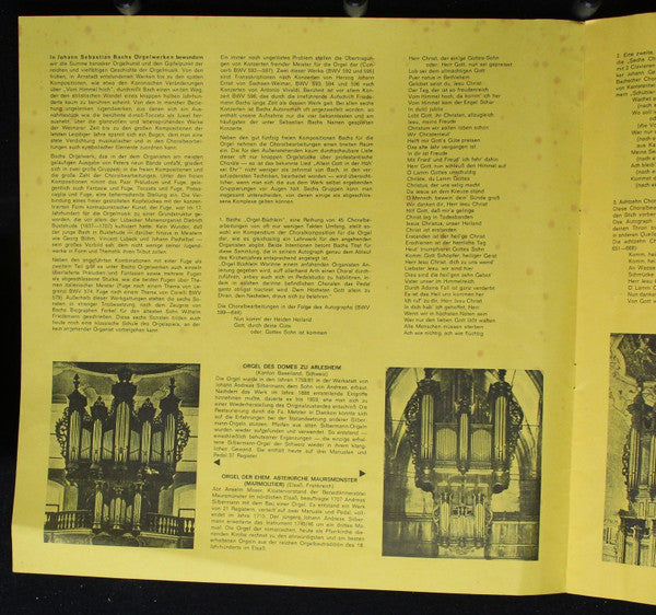 Johann Sebastian Bach - Walter Kraft : Das Gesamte Orgelwerk (18xLP)