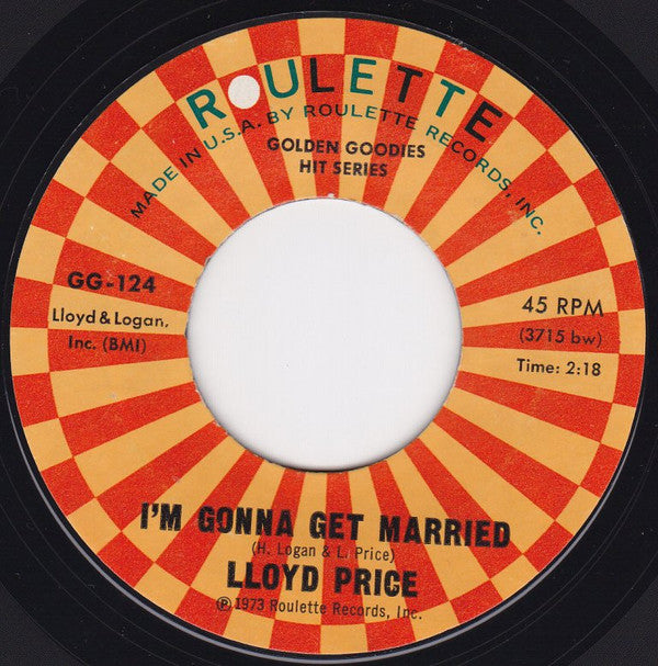 Lloyd Price : I'm Gonna Get Married / Just Because (7", Single)