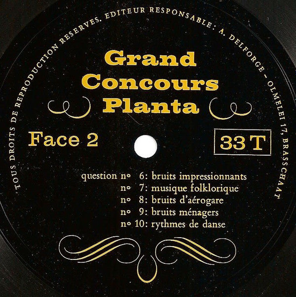 No Artist :  Grand Concours Planta  (Flexi, 7")