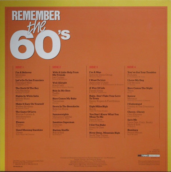 Various : Remember The 60's (Volume 5) (2xLP, Comp)