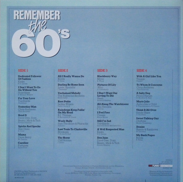 Various : Remember The 60's (Volume 9) (2xLP, Comp)