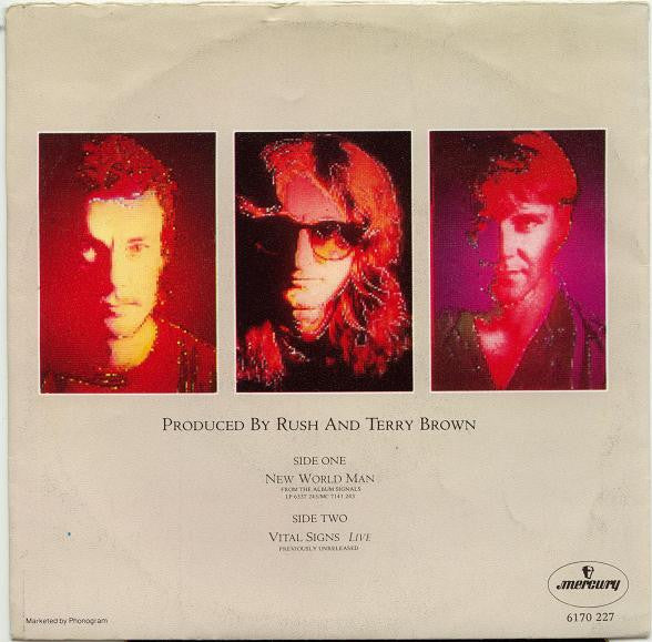 Rush : New World Man (7", Single)