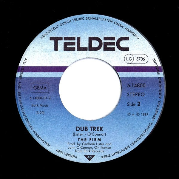 The Firm : Star Trekkin' (7", Single)