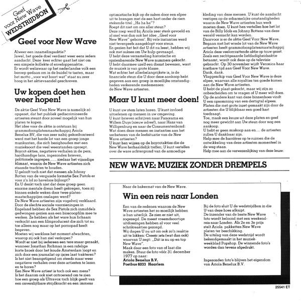 Various : Geef Voor New Wave (LP, Comp)