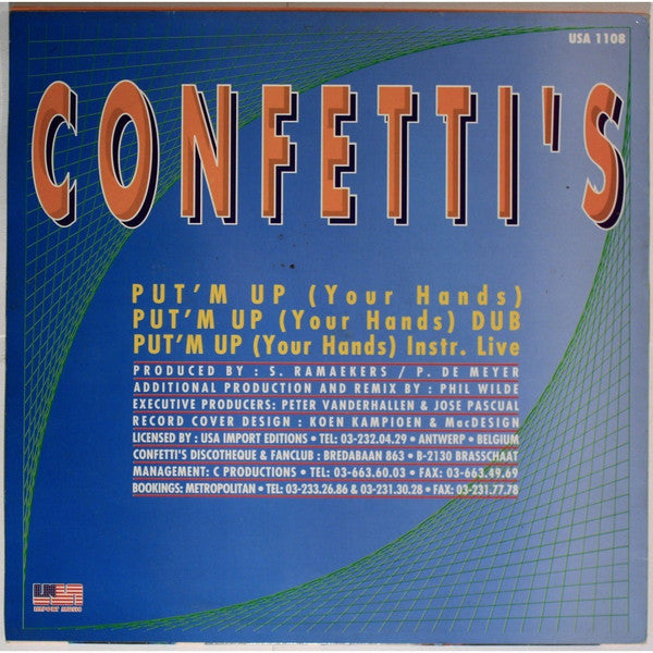 Confetti's : Put'm Up (Your Hands) (12")