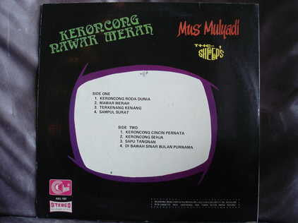 The Sheep's, Mus Mulyadi : Keroncong 'Mawar Merah' (LP)