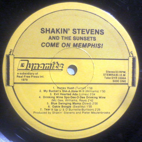 Shakin' Stevens And The Sunsets : Come On Memphis! (LP, Album)