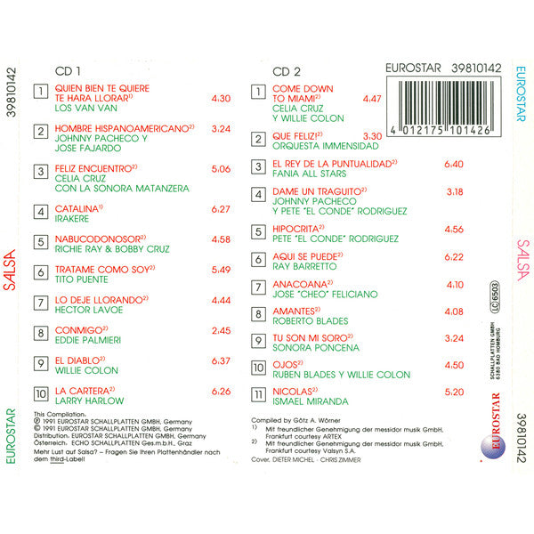 Various : Salsa! Top Latino Dance Music (2xCD, Comp)
