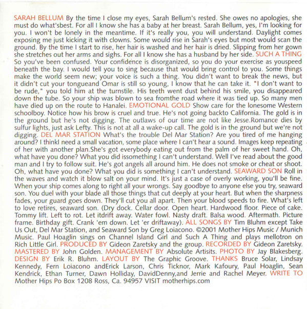 The Mother Hips : Green Hills Of Earth (CD)