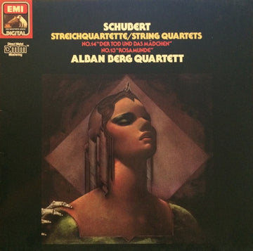 Franz Schubert, Alban Berg Quartett : Streichquartette/String Quartets  No. 14 "Der Tod Und Das Mädchen"  No. 13 "Rosamunde" (LP)