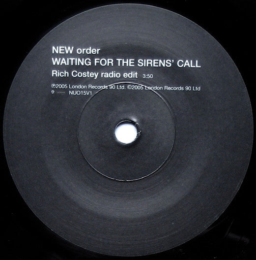 New Order : Waiting For The Sirens' Call / Temptation (7", Single, 1/3)